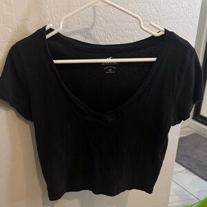 Hollister Black Crop Top